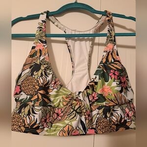 Modcloth Tropical Bikini Top